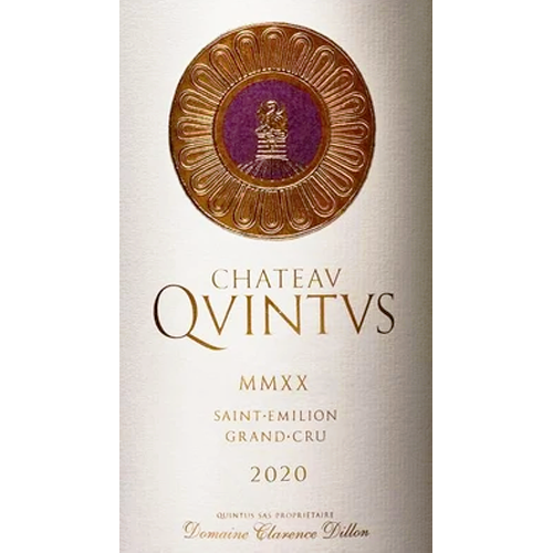 Chateau Quintus, Saint Emilion Grand Cru 2020 - OWC of 6 Bottles x 75cl