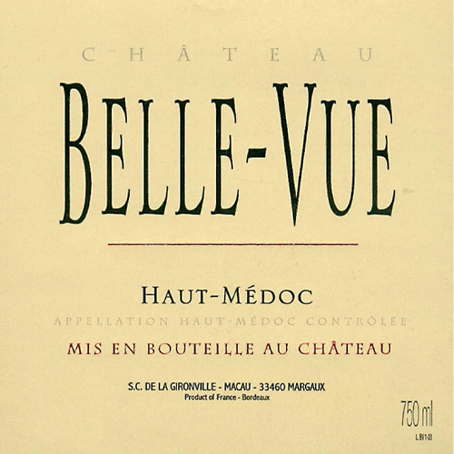 Chateau Belle Vue, Haut Medoc 2020 - OWC of 12 Bottles x 75cl