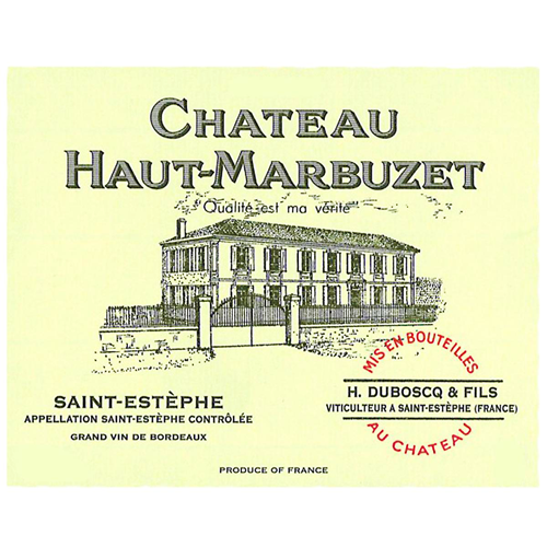 Chateau Haut Marbuzet, Saint Estephe 2020 - OWC of 12 bottles x 75cl