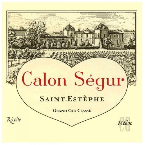 Chateau Calon Segur, Saint Estephe 2020 - OWC of 6 bottles x 75cl